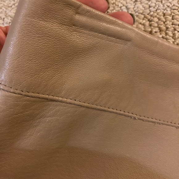 BCBG leather mini skirt, top and scarf - Picture 7 of 14